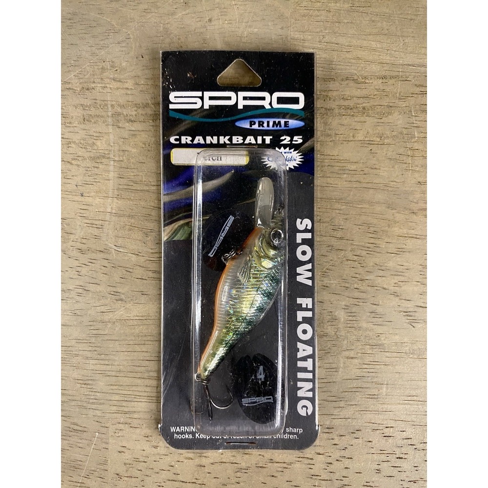 NOS Vintage Spro Prime 25 LURES Crankbaits NEW Perch